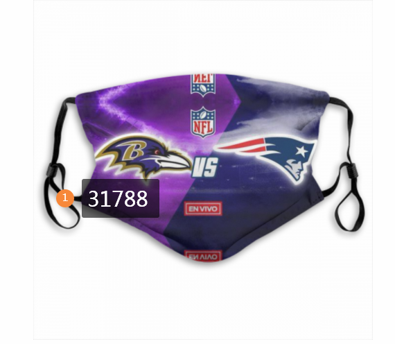 NFL New England Patriots 1672020 Dust mask with filter